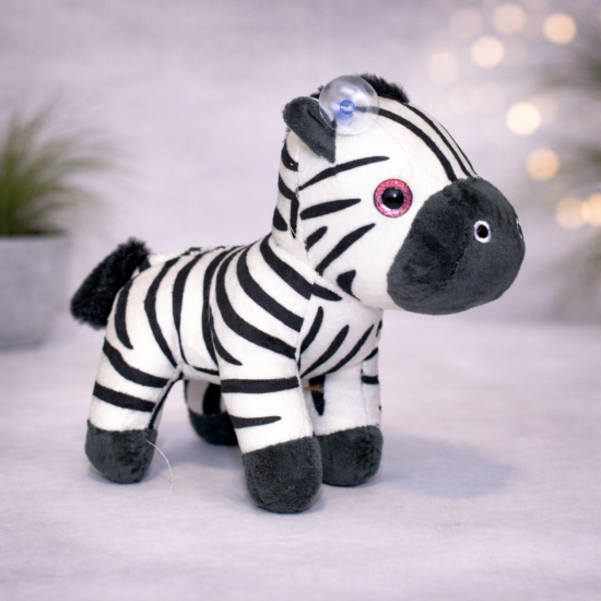 М’яка іграшка “Великоока зебра” 7 дюймів — фото 1
