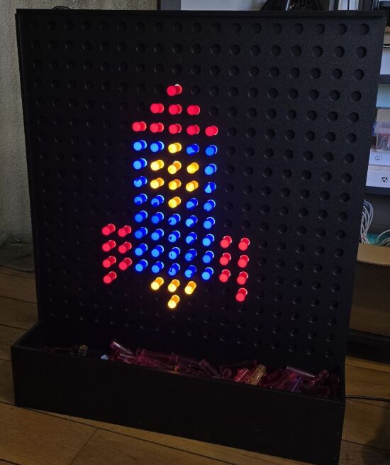 Піксельна LED дошка Pegboard 125х125 см — фото 3