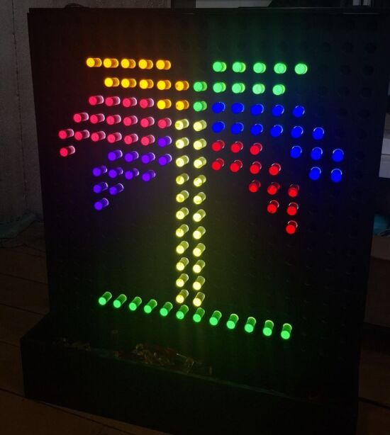 Піксельна LED дошка Pegboard 375х125 см — фото 2