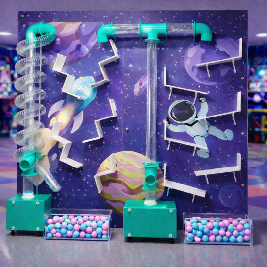 Пневмолабіринт 2,4х2,4м Бізі борд Космос — фото 1