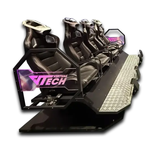Sphere 4VR Четырехместная динамическая платформа Симулятор американских Горок — фото 1